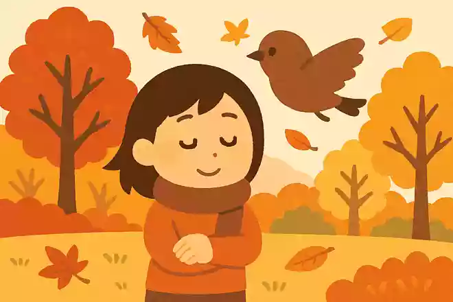 美味しい秋!私の魂はそれに結びついており、もし私が鳥なら連続した秋を求めて地球を飛び回るだろうNEW!ジョージ・エリオット