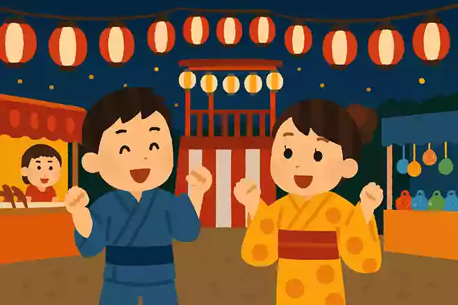 夜でもお祭りが楽しめるように飾る明かりを何と呼ぶでしょうか？NEW!