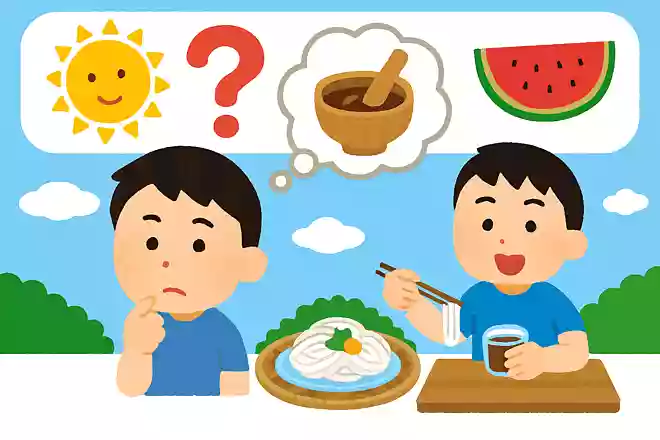 そうめんは昔何につけて食べていたでしょう?NEW!