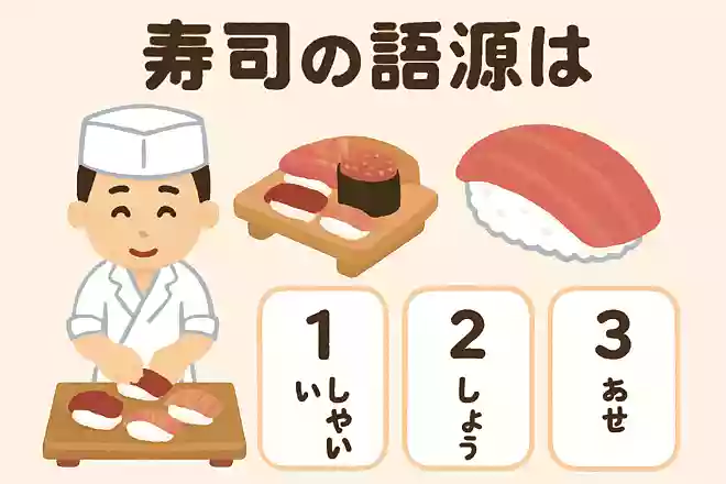 寿司の語源は?NEW!
