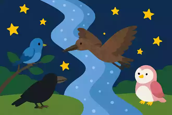 天の川に橋渡しをしてくれる鳥はどれでしょうか?NEW!