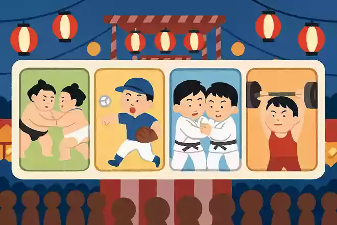 次のうち、お祭りで神様のために行われるスポーツは、どれでしょう?NEW!