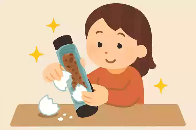 水筒の茶渋は卵の殻でとれるNEW!