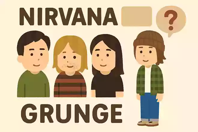 ニルヴァーナの演奏する音楽のジャンルを指すと同時に彼らのファッションをも表す言葉はどれ？
