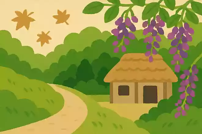 裏山に 一つの道屋 葛の花NEW!野村喜舟