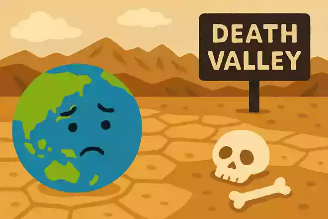 地球には「死の谷」と呼ばれる場所がある