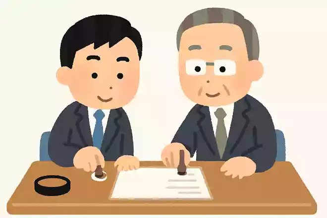 承認の押印など、同じ書類に上司と並んで押印する際のマナーとして正しいのはどれでしょう？