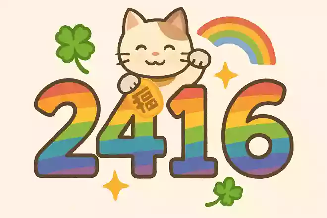 2416NEW!虹色
