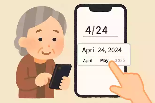 iPhoneで今日の日付を打ち込むときに、簡単にできる方法は？NEW!