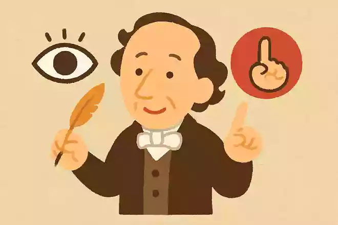 目は目を見ることができない 指は指を指すことができない 誰でも自分のことは案外わからないものだNEW!ハンス・クリスチャン・アンデルセン