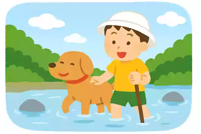 愛犬に教えてもらう川凉しNEW!