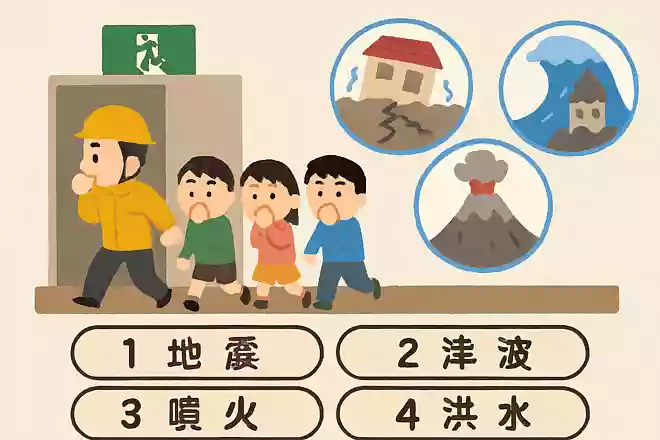 避難訓練をするきっかけとなった災害は何?NEW!