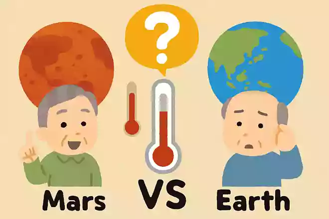 火星の気温は地球と比べてどうでしょうか?NEW!