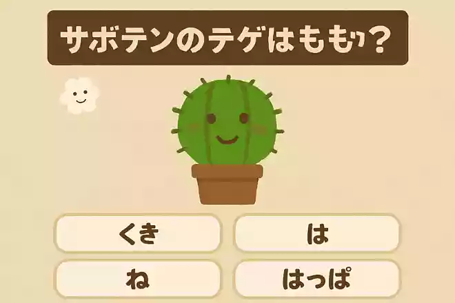 サボテンのトゲはもともと何?NEW!