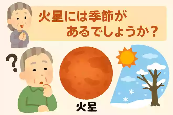 火星には季節があるでしょうか?NEW!