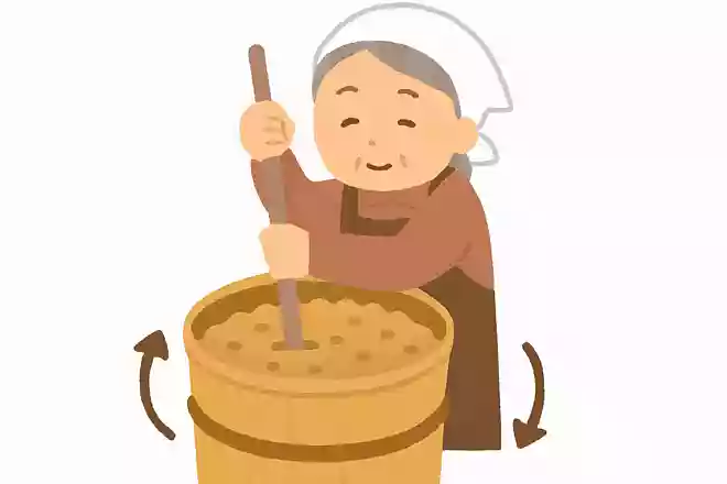 味噌作りに大切な、上下の味噌を入れ替えるように混ぜる作業のことを何と言うでしょうか?NEW!
