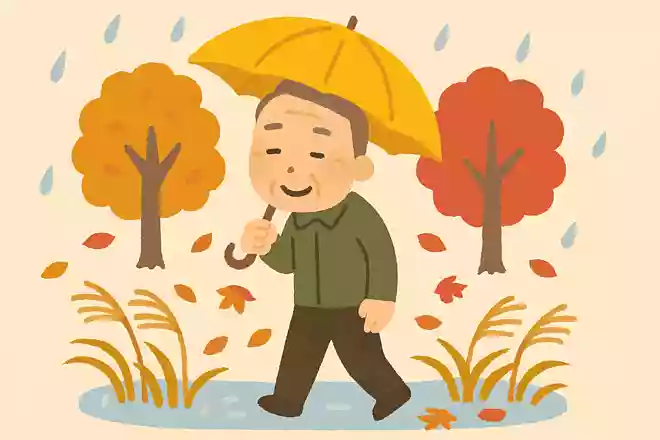 秋雨や 水底の草を 踏みわたるNEW!与謝蕪村