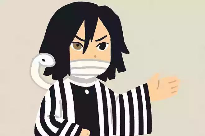 お前の介添など必要ない。俺には鏑丸がついているNEW!伊黒小芭内