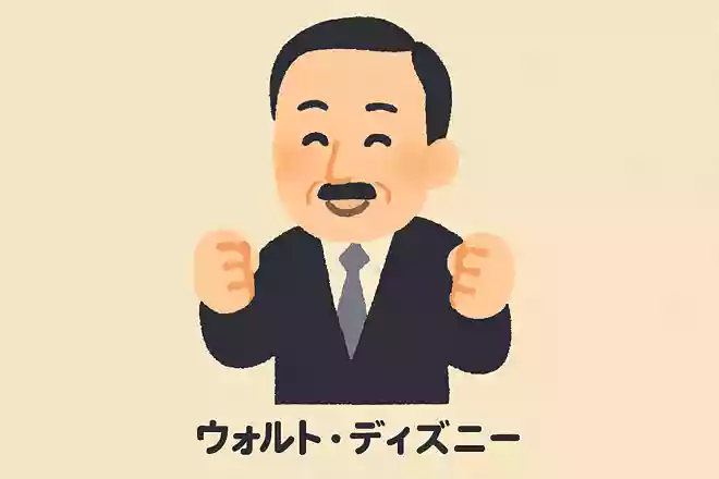 失敗したからって何なのだ?失敗から学びを得て、また挑戦すればいいじゃないかNEW!ウォルト・ディズニー